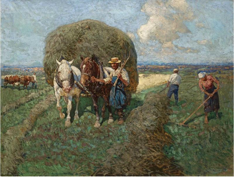 Franz Roubaud The hay card